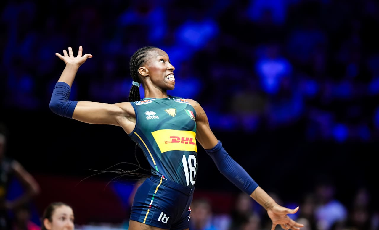 体操项目中，意大利选手获得高分